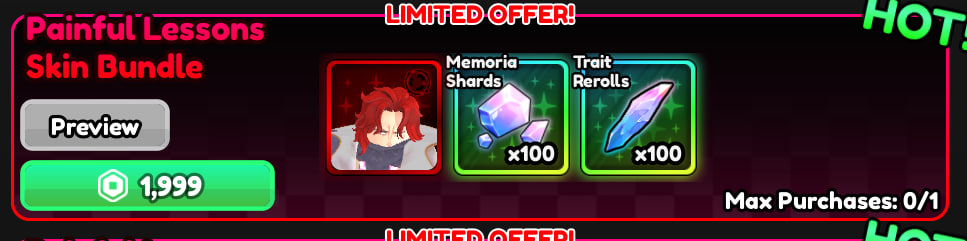 Painful Lessons Skin Bundle